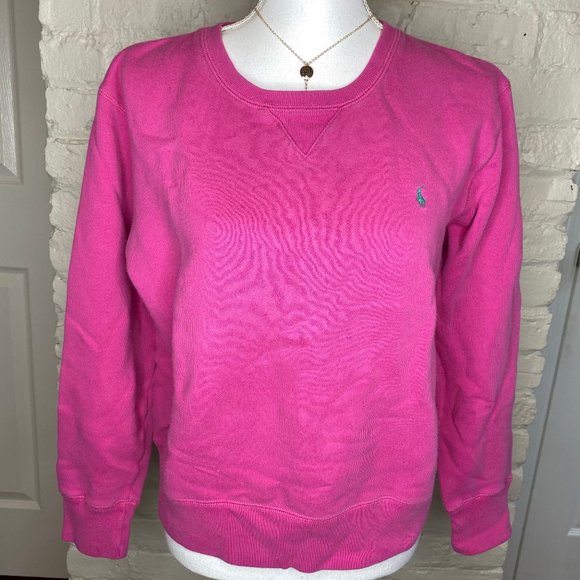 Ralph Lauren Sweaters - Ralph Lauren Hot Pink Cotton Sweater L